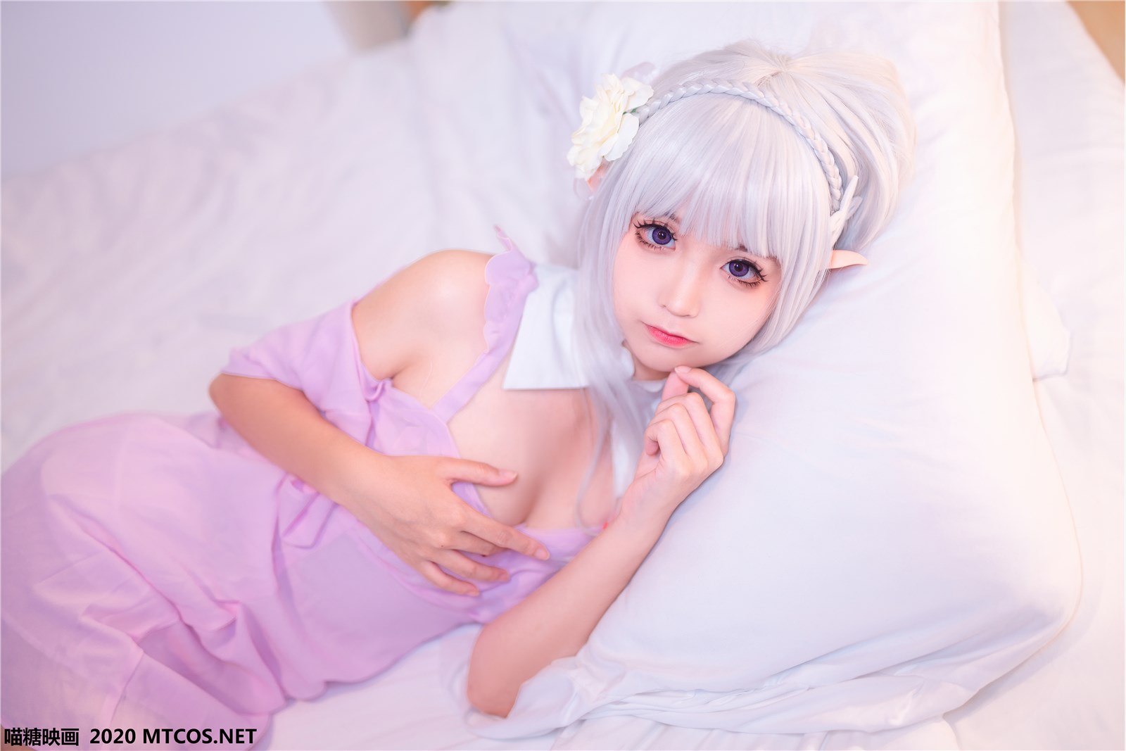 Meow candy picture Vol.118 foam off shoulder Nightgown(7)